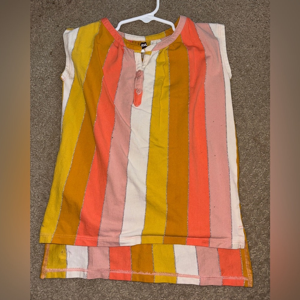 2T tunic blouse - could be worn as dress with bloomers. Tea Collection GUC